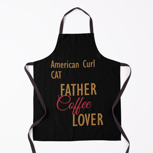 Item preview, American Curl CAT Father Coffee Lover. The perfect clothes and stickers for cat and coffee lovers designed and sold by amrmab.