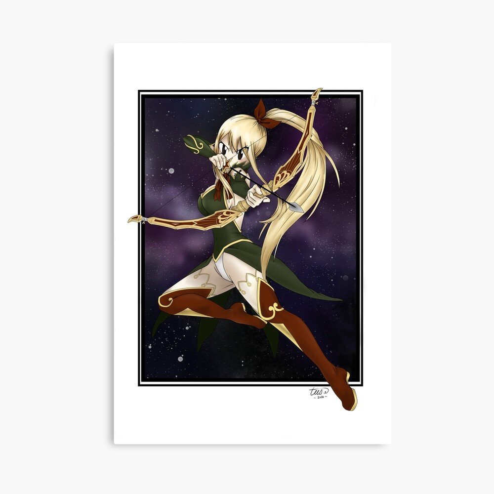 Lucy Sagittarius Star Dress Canvas Print By Artbyteesa Redbubble