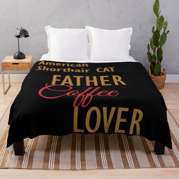 Item preview, American Shorthair CAT Father Coffee Lover. The perfect clothes and stickers for cat and coffee lovers designed and sold by amrmab.