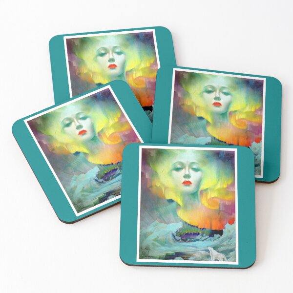 Item preview, LADY in the NORTHERN LIGHTS : Vintage 1924 Magazine Advertising Print designed and sold by posterbobs.