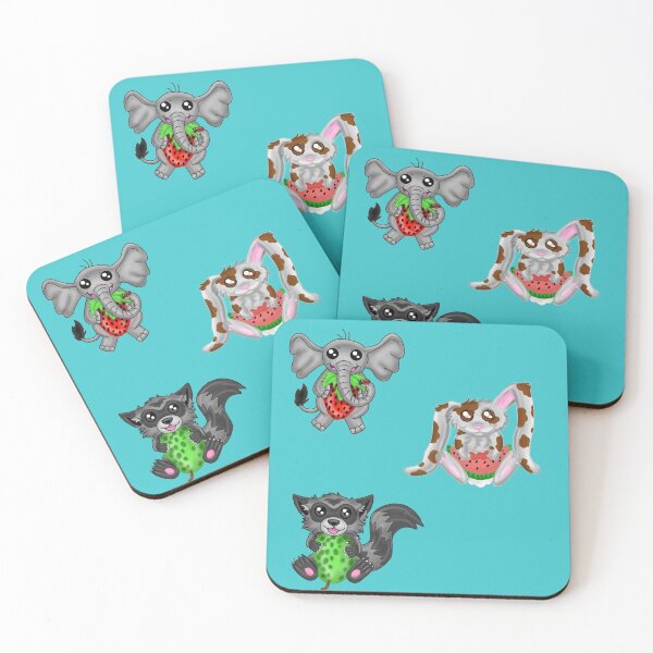 Item preview, Kawaii cute animals sticker set designed and sold by KatyChristoff.