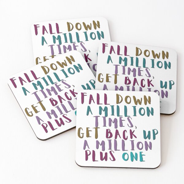 Item preview, CAER UN MILLÓN DE VECES, VOLVER A ARRIBA UN MILLÓN MÁS UNO designed and sold by BrownGirlMantra.