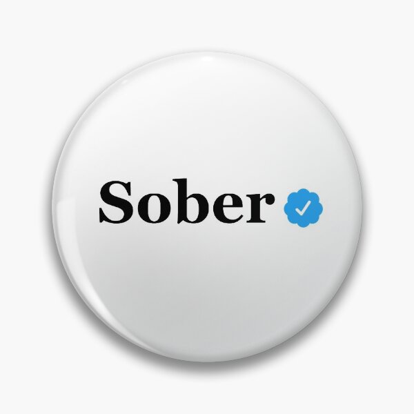 Item preview, Verified Sober designed and sold by stickerplaza.
