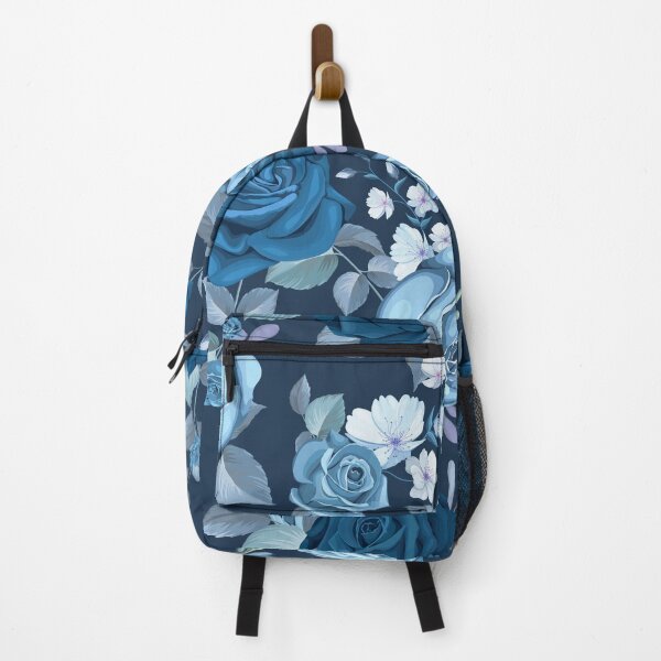Item preview, CLASSIC SEAMLESS BLEU FLORAL designed and sold by SECRET STORE.