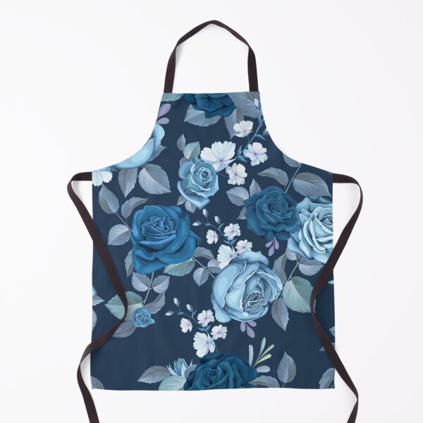 Item preview, CLASSIC SEAMLESS BLEU FLORAL designed and sold by SECRET STORE.