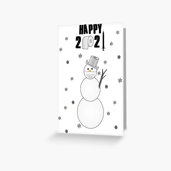 Item preview, Happy 2021 snowman vaccine designed and sold by MusicManiacs.