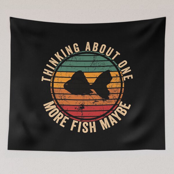 Item preview, VINTAGE THINKING ABOUT ONE NEW FISH MAYBE designed and sold by noahs-shop.