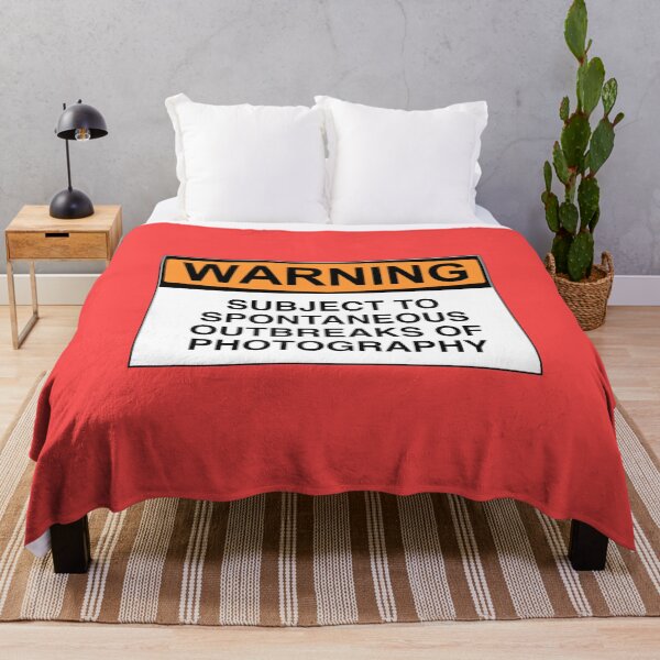 Item preview, WARNING: SUBJECT TO SPONTANEOUS OUTBREAKS OF PHOTOGRAPHY designed and sold by Bundjum.