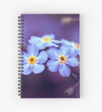 Forget-Me-Not Spiral Notebook