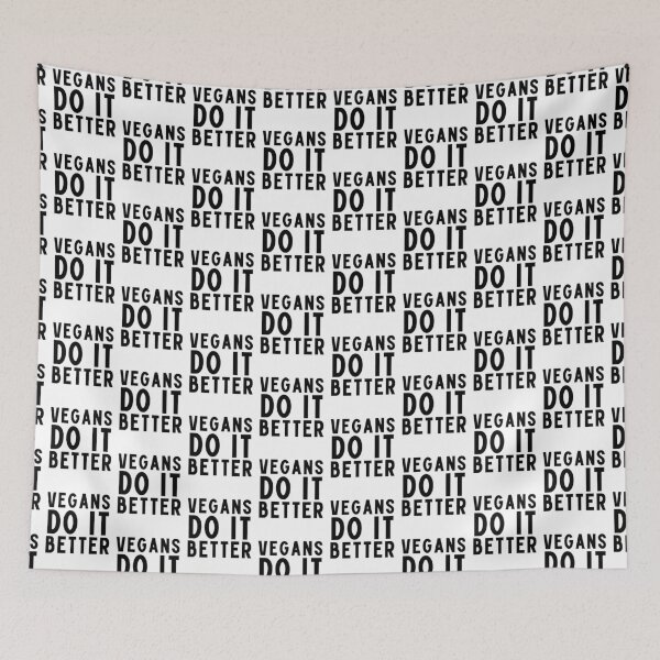 Item preview, Vegans Do It Better designed and sold by WhimsicaliTee.