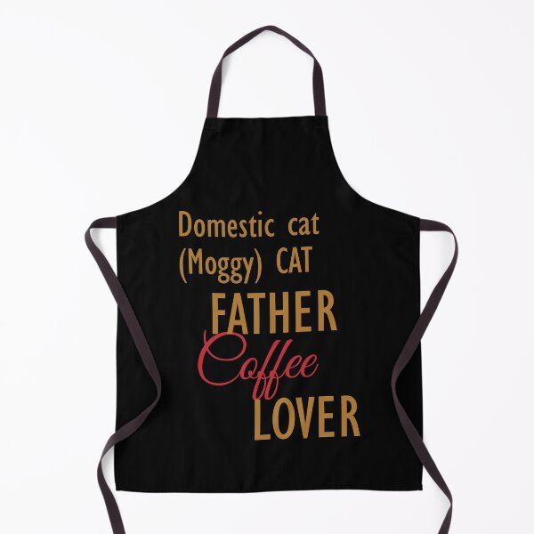 Item preview, Domestic cat (Moggy) CAT Father Coffee Lover. The perfect clothes and stickers for cat and coffee lovers designed and sold by amrmab.