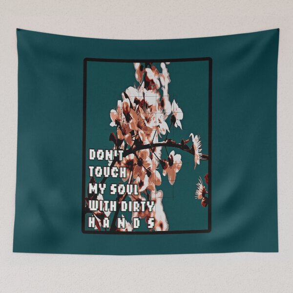 Item preview, Cherry Blossom - Don't Touch My Soul With Dirty HANDS designed and sold by RabbitLair.