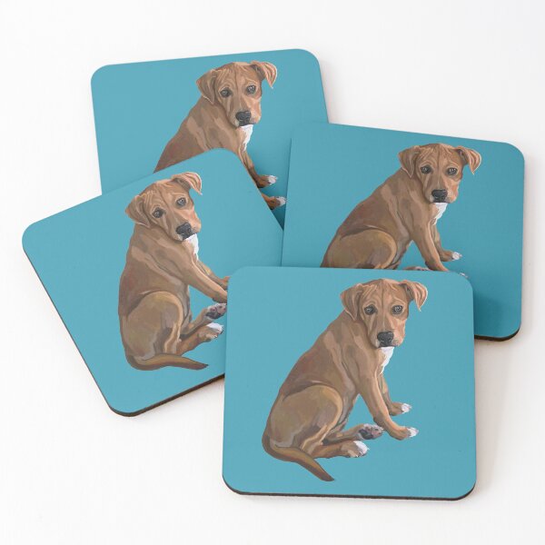 Item preview, Sweet Brown Pitbull Mix Dog  designed and sold by Deborah Camp.