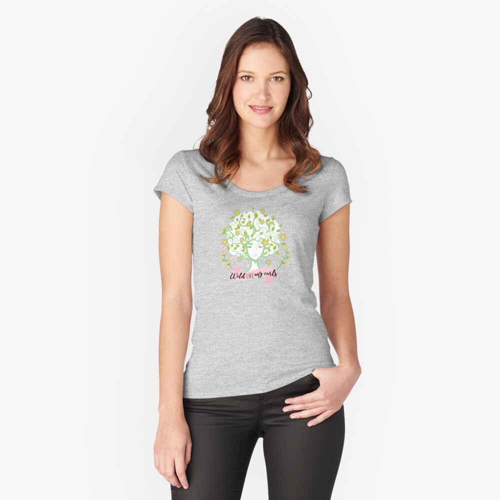 Item preview, Fitted Scoop T-Shirt designed and sold by Dollfacedesign.