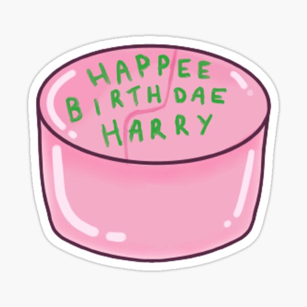 Happee birthdae Harry sticker Sticker