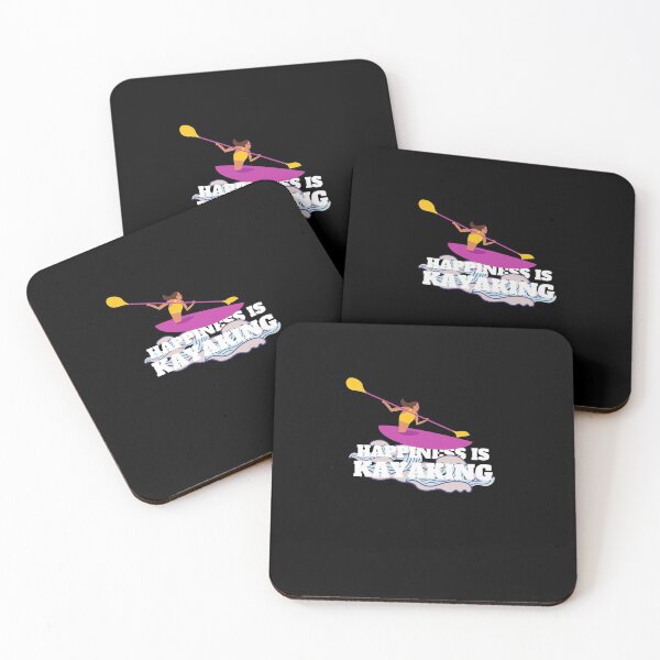 Item preview, Happiness is kayaking designed and sold by Weirdu.