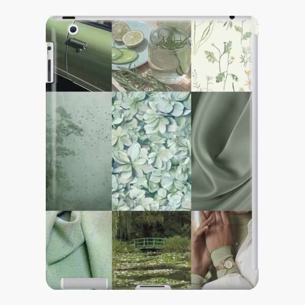 Green Vibes/ Aesthetic | iPad Case & Skin