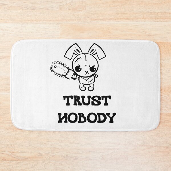 Item preview, Trust Nobody Grumpy Voodoo Bunny designed and sold by ProjectX23.