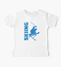 Skifahren Baby T-Shirt
