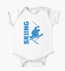 Skifahren Baby Body Kurzarm