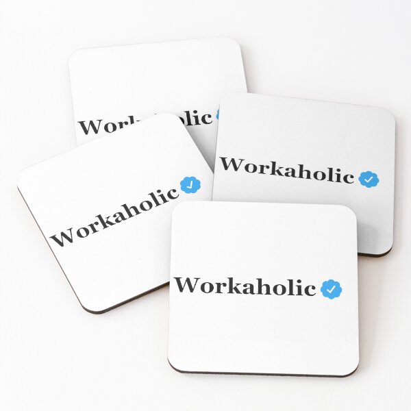 Item preview, Verified Workaholic designed and sold by stickerplaza.