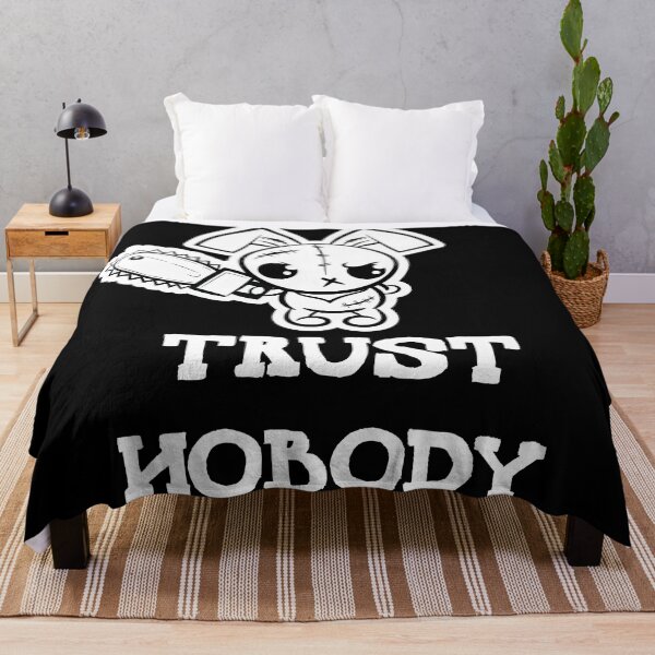 Item preview, Trust Nobody Grumpy Voodoo Bunny designed and sold by ProjectX23.