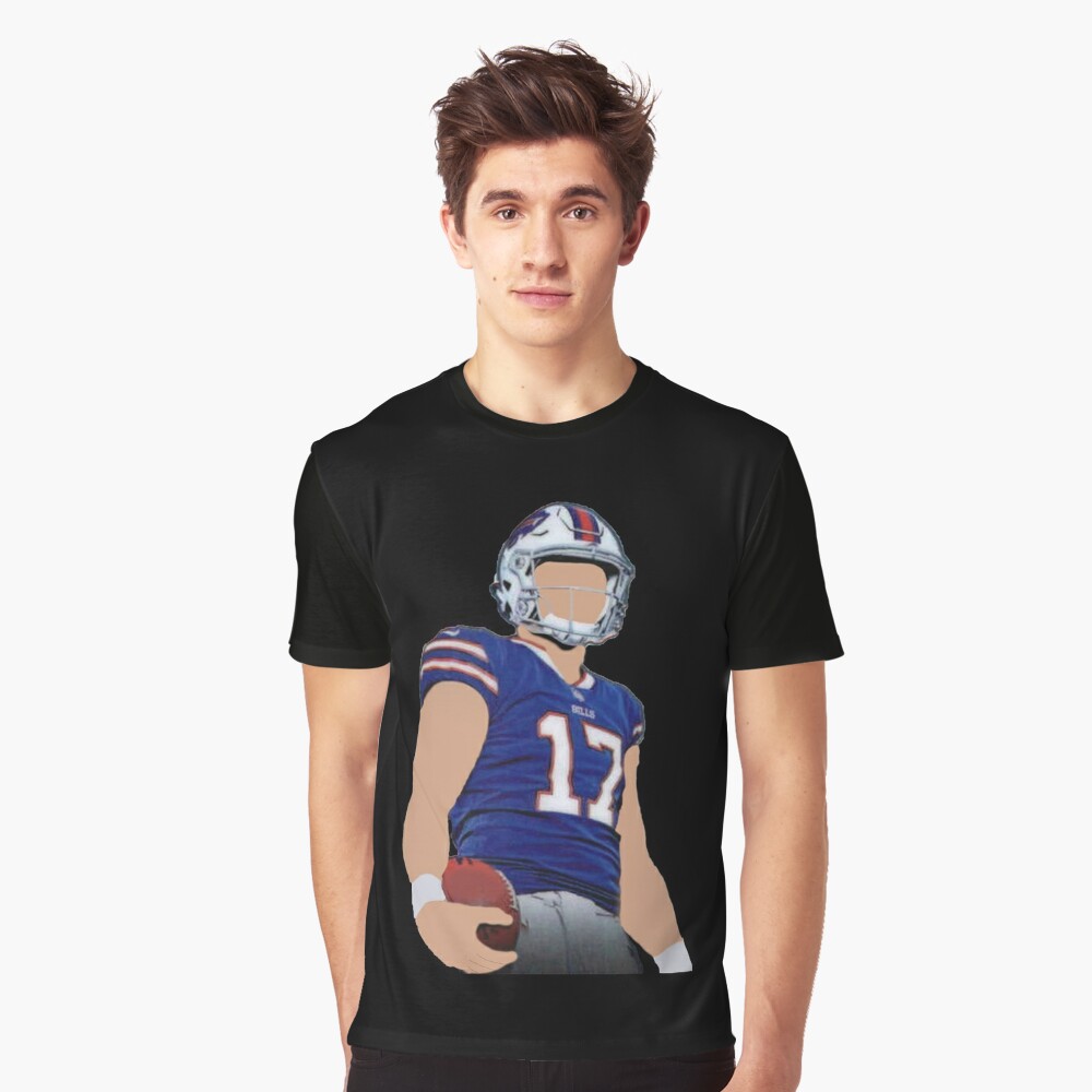 Josh allen Buffalo bills, cartoon faceless | A-Line Dress