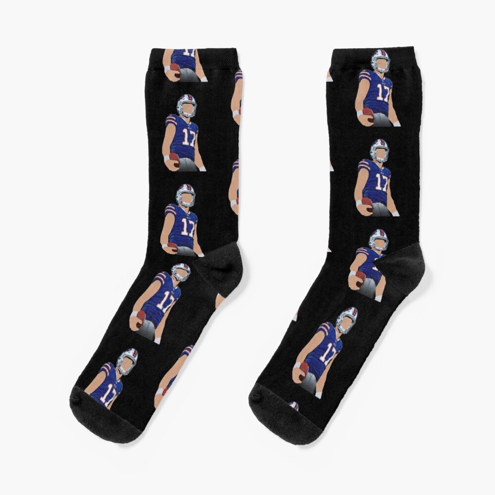 Buffalo Bills Josh Allen Game Face Socks