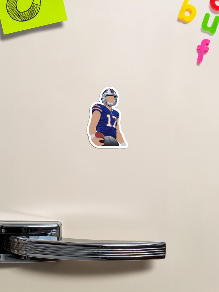 Josh Allen Buffalo Bills Emoji Design Digital Desk Clock