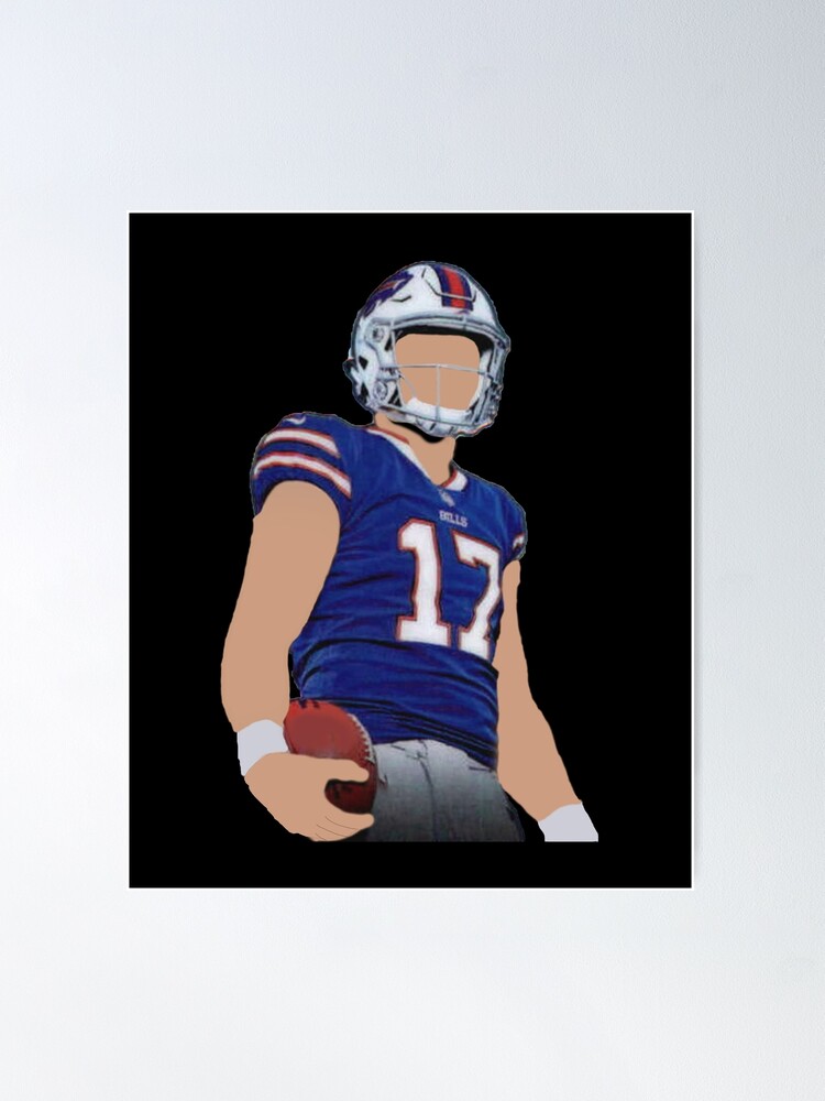 Josh Allen Leap (Large) Poster for Sale by Brianr123