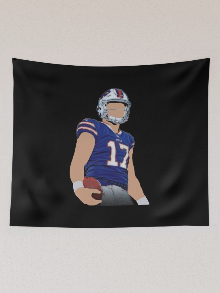 Josh allen Buffalo bills, cartoon faceless Tapestry for Sale by Th3 Merch