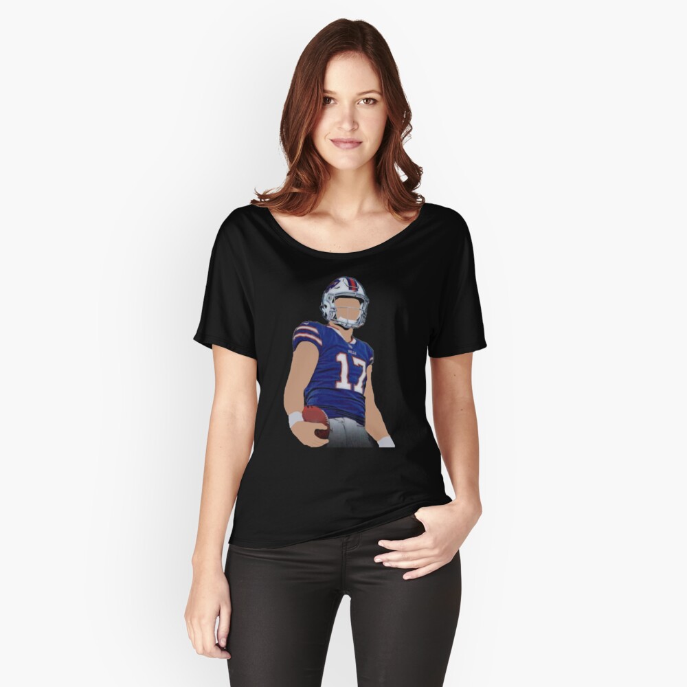 Josh allen Buffalo bills, cartoon faceless | A-Line Dress