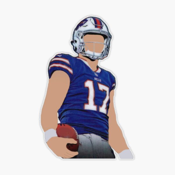 Josh allen Buffalo bills, cartoon faceless | A-Line Dress