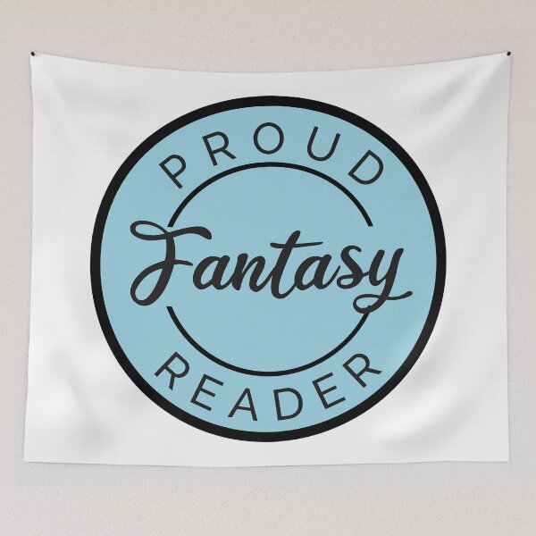 Item preview, Proud Fantasy Reader in Blue designed and sold by Kat-Kreations.