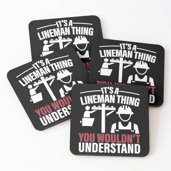 Item preview, It's A Lineman Thing You Wouldn't Understand Power Transmission designed and sold by GravitiTees.