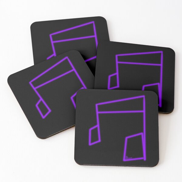 Item preview, Purple Neon Music Note Abstract designed and sold by that5280lady.