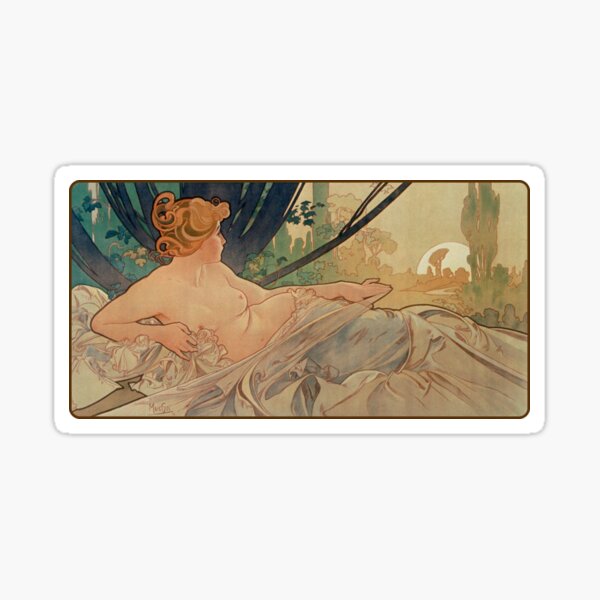 Item preview, Dawn Alphonse Mucha designed and sold by RedCapeTales.