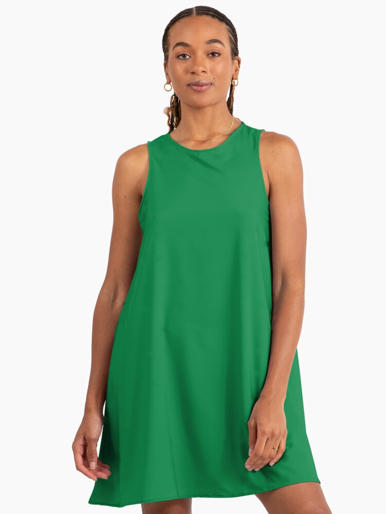 kelly green a line dress Fallon Flutter Sleeve Tiered Ruffle Dress – Allie and Me Boutique main image 0