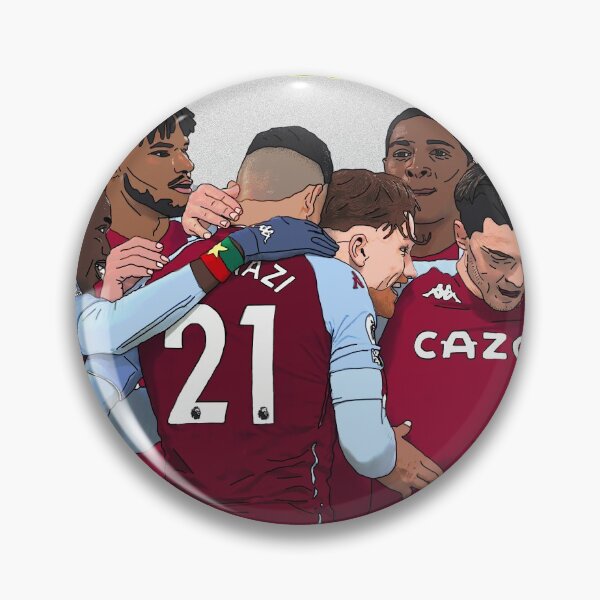Item preview, aston villa football club print poster squad team designed and sold by madein1874.