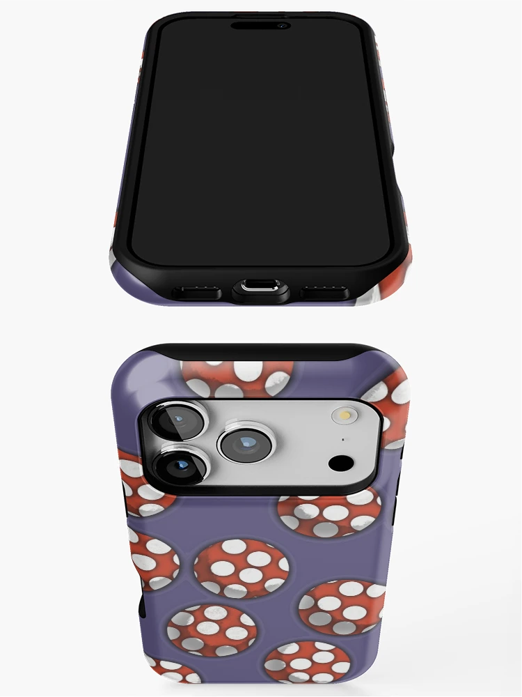 Thumbnail 3 of 4, iPhone Case, Toadstool forest designed and sold by pixiepatterns.