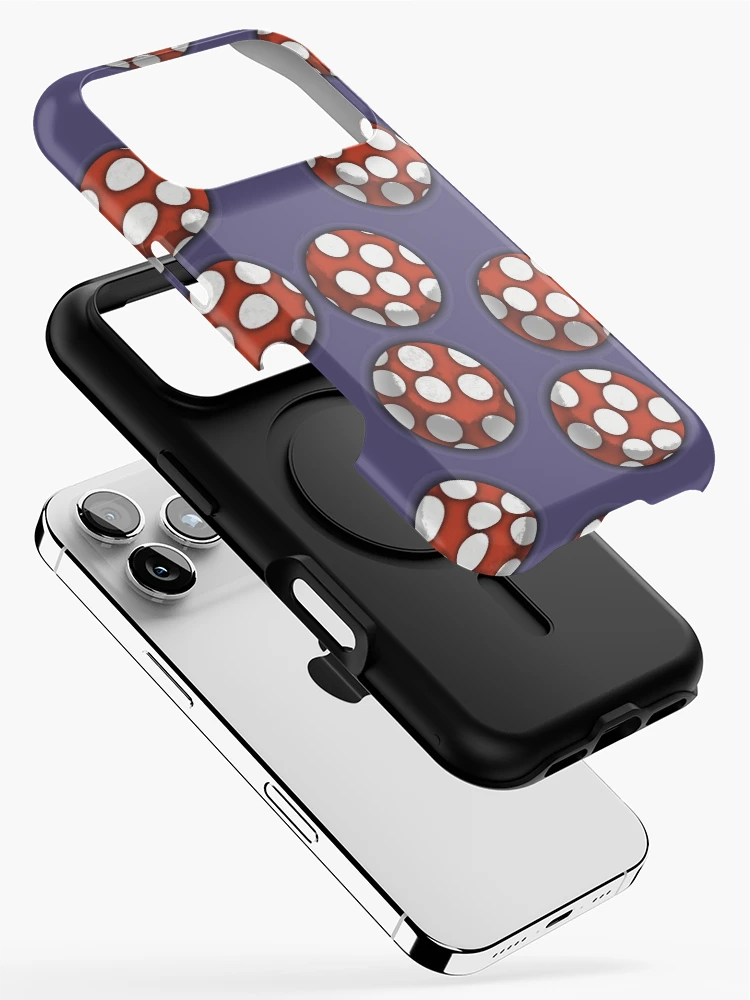 Thumbnail 2 of 4, iPhone Case, Toadstool forest designed and sold by pixiepatterns.