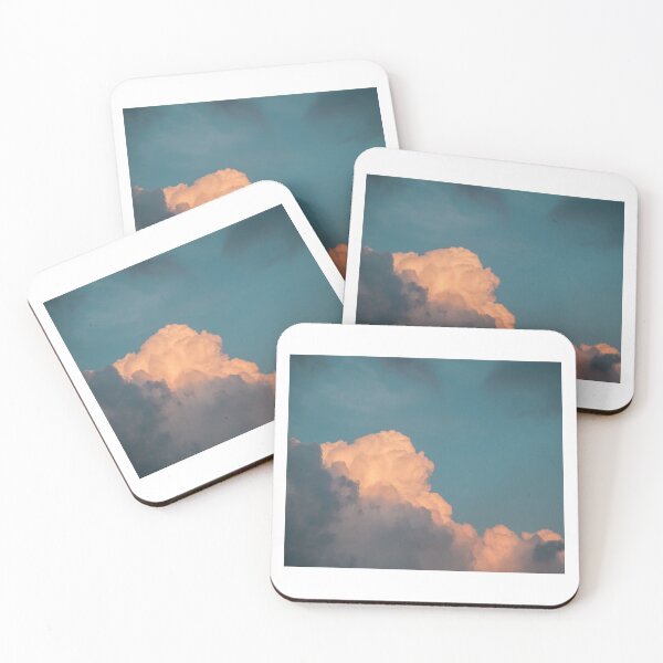 Item preview, Blue sky and pink clouds photography designed and sold by BlankaDesigns.