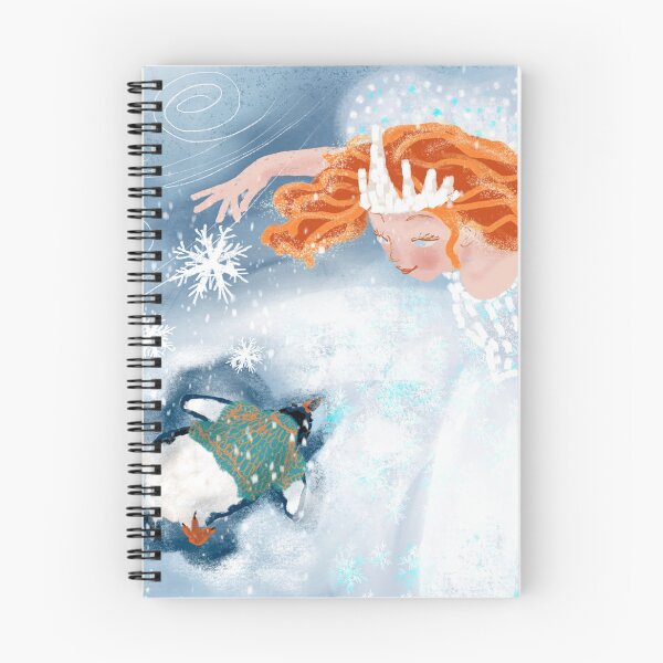 Item preview, Snow Queen And Her Penguin Pet designed and sold by RainbowStudio.