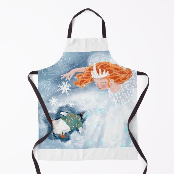 Item preview, Snow Queen And Her Penguin Pet designed and sold by RainbowStudio.