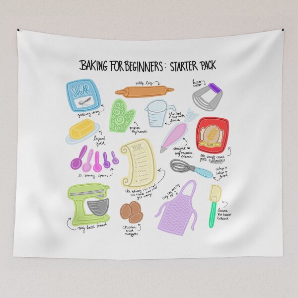 Item preview, Baking for Beginners: Starter Pack designed and sold by CraftedbyJK.