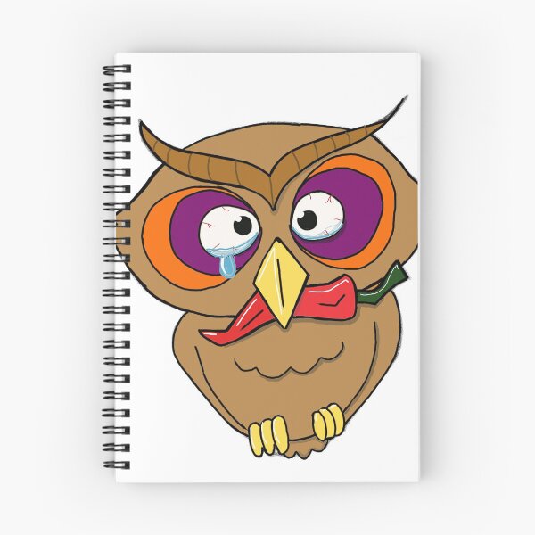 Item preview, Hootie Pepper - Owl + Hot Pepper designed and sold by JScotty4Reel.