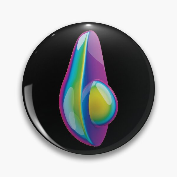 Item preview, Iridescent Avocado designed and sold by lurchmerch.