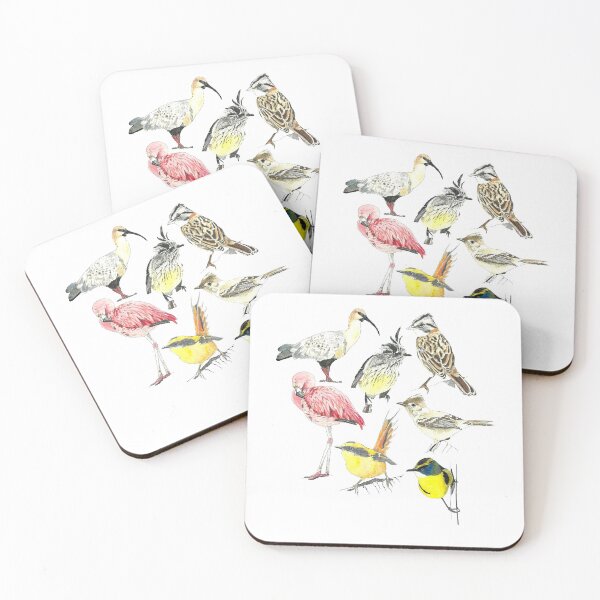 Item preview, 7 Chilean birds, Chilean birds designed and sold by Daniela Ponzini Montes.