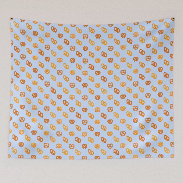 Item preview, Pretzels! I've Never Seen a Pretzel This Big! Pretzels! [blue] designed and sold by Echo & Bloom.