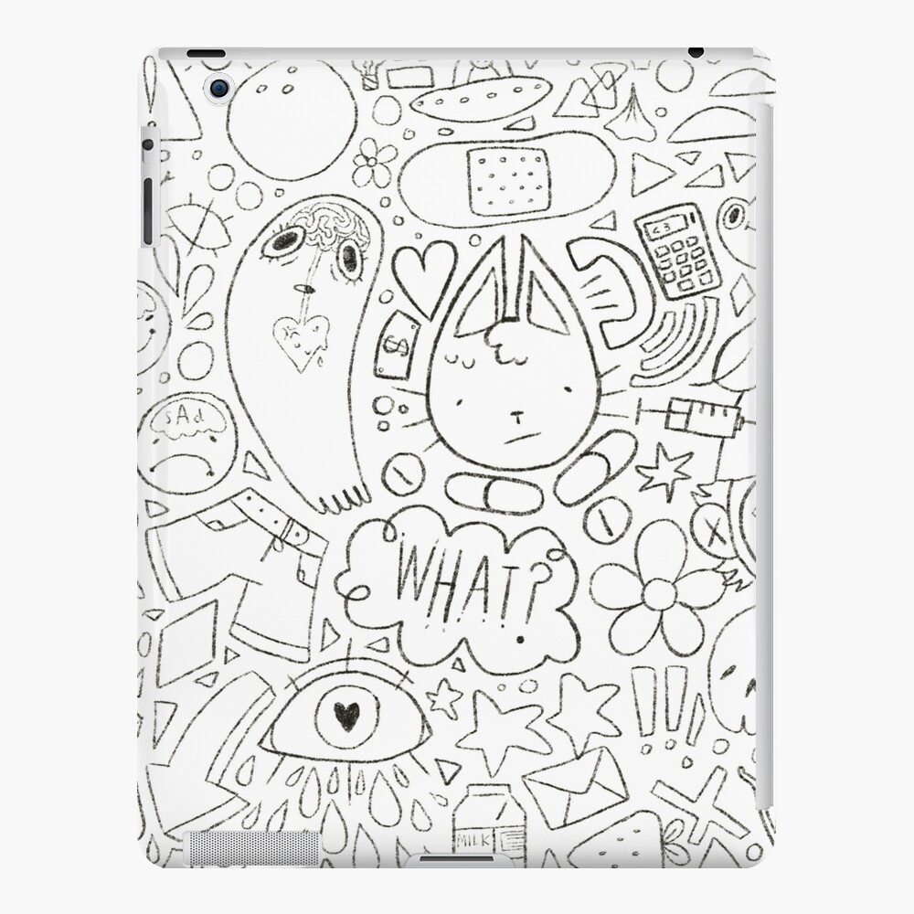 Art Supplies Doodles iPad Case & Skin for Sale by Iridescentflow